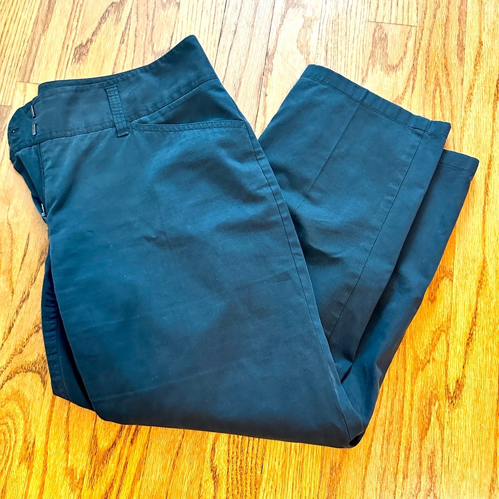theory navy capris